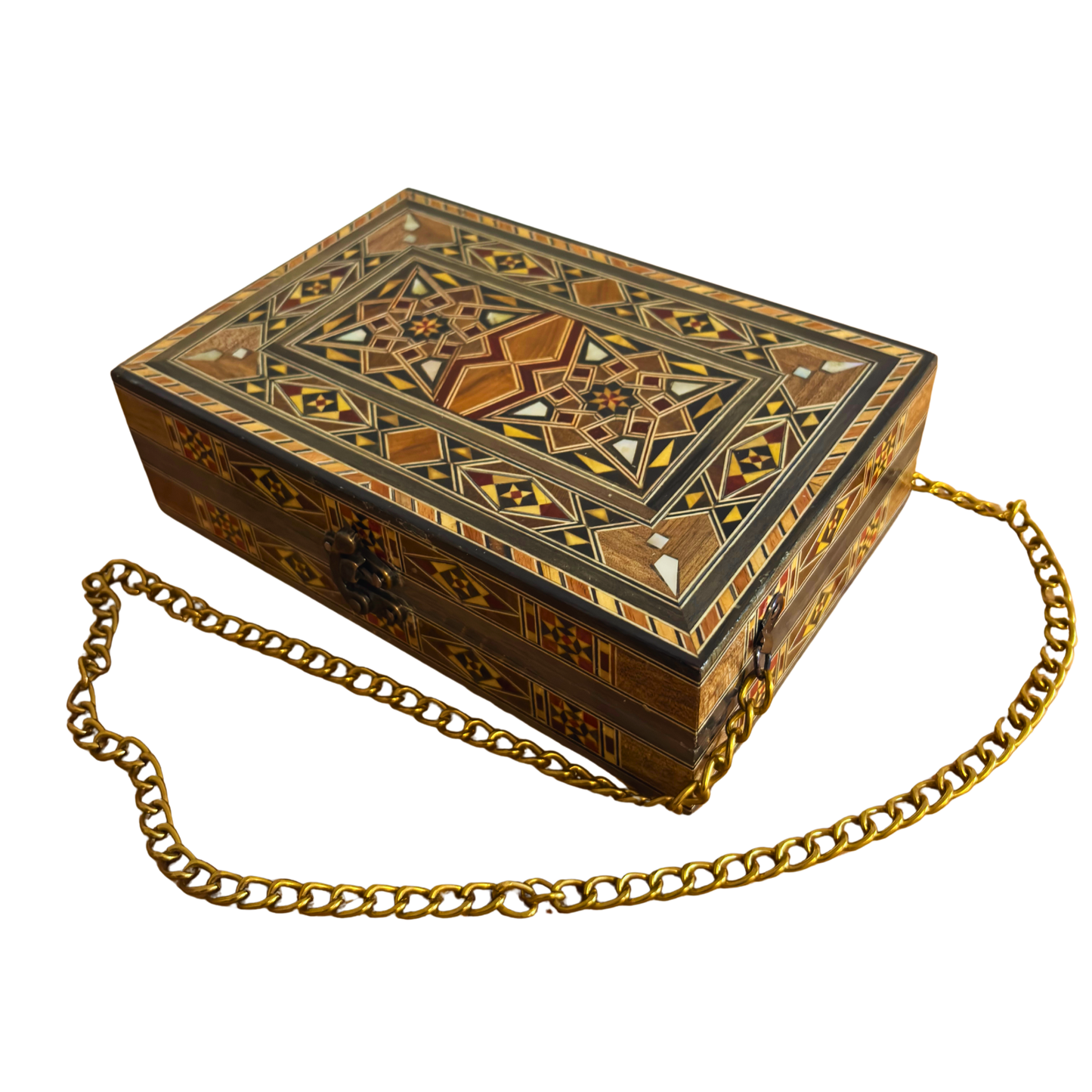 Borsa Damaschina con Madreperla – Eleganza Orientale Artigianale