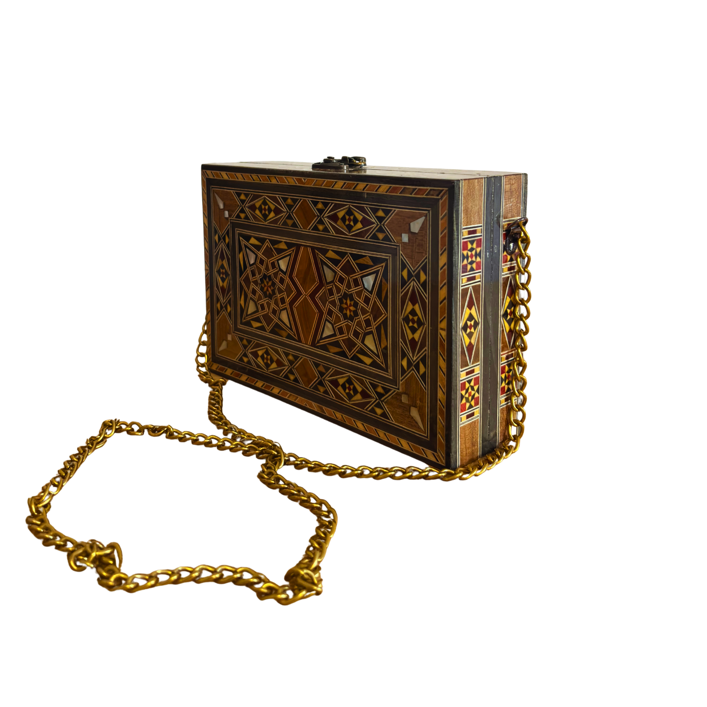 Borsa Damaschina con Madreperla – Eleganza Orientale Artigianale