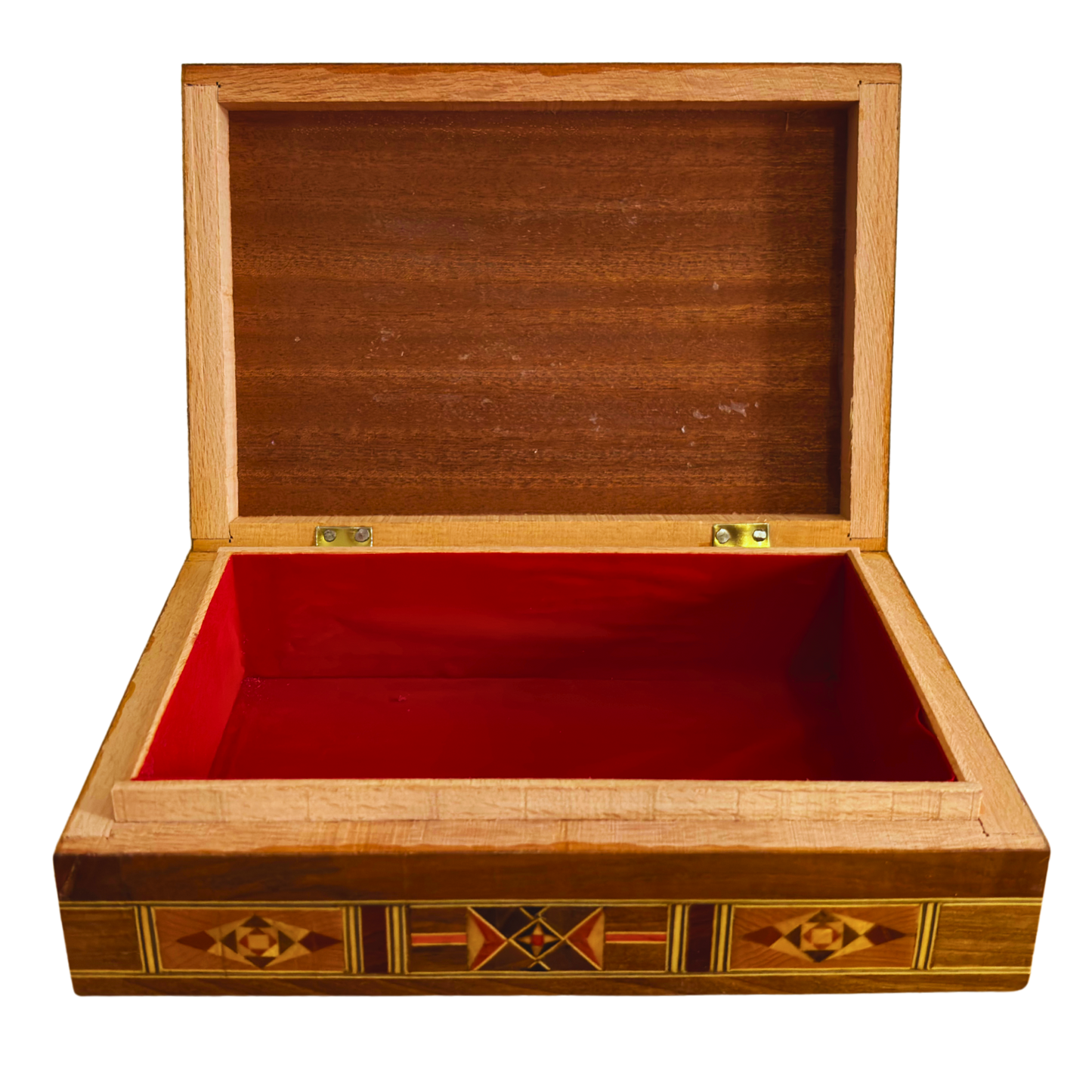 Handgefertigte Mosaik-Schmuckbox mit Perlmutt-Einlegearbeit, luxuriöse Holzschatulle für Erinnerungsstücke, damaszener Kunst – Limitierte Edition –