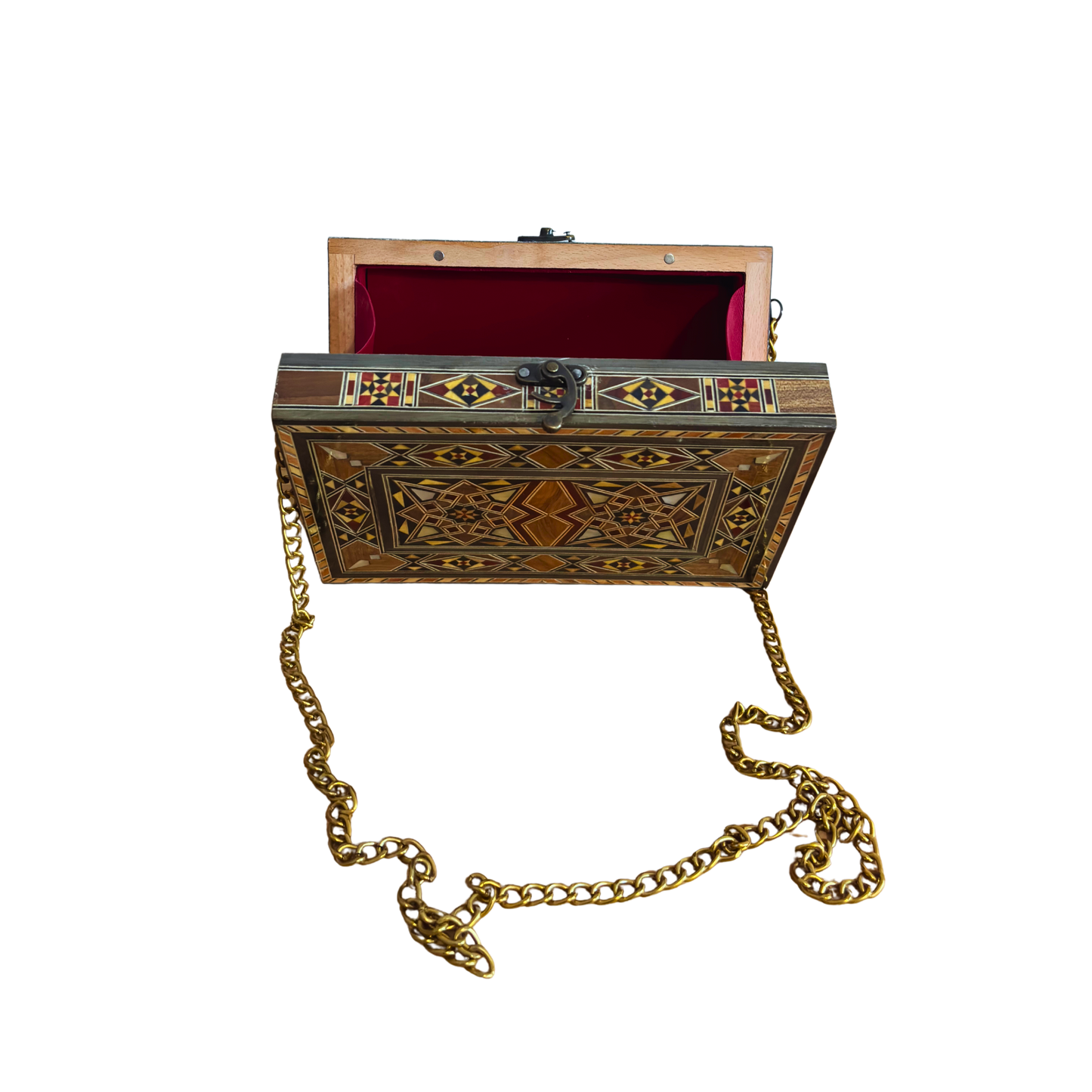 Borsa Damaschina con Madreperla – Eleganza Orientale Artigianale
