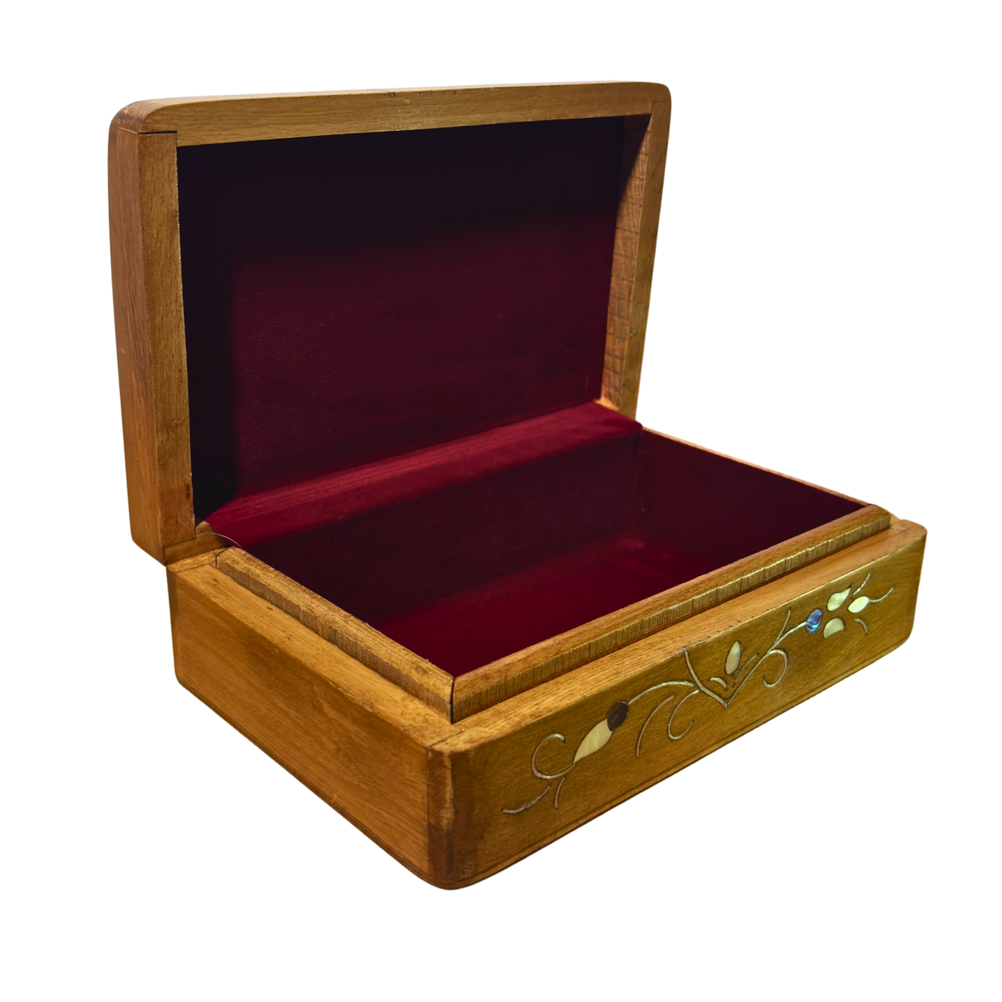 Scatola Damaschina Artigianale di Lusso – Madreperla & Velluto