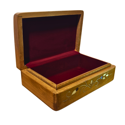 Scatola Damaschina Artigianale di Lusso – Madreperla & Velluto