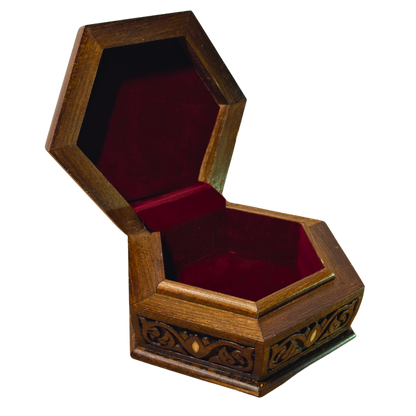 Scatola di Lusso Intagliata a Mano – Madreperla & Velluto