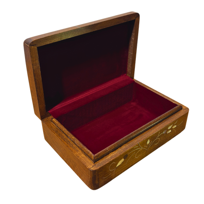 Scatola Artigianale di Lusso di Damasco – Madreperla &amp; Velluto