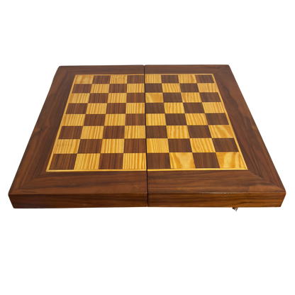 Mesa Damasquina de Xadrez e Backgammon Feita à Mão por Gaby Al Dayeh – Design Clássico com Madrepérola