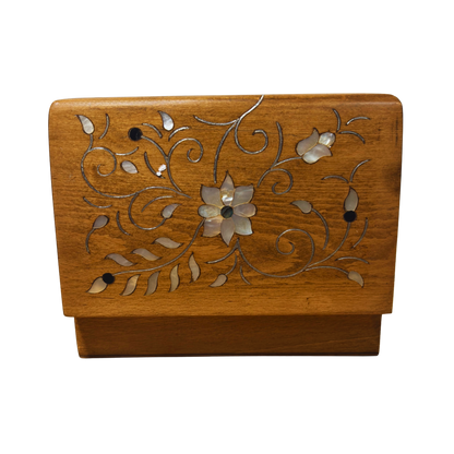 Scatola Damaschina Artigianale di Lusso – Madreperla & Velluto