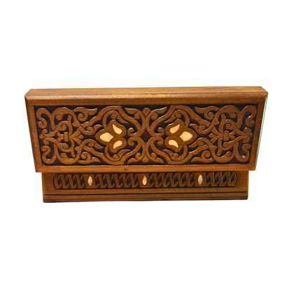 Scatola di Lusso Intagliata a Mano – Madreperla & Velluto