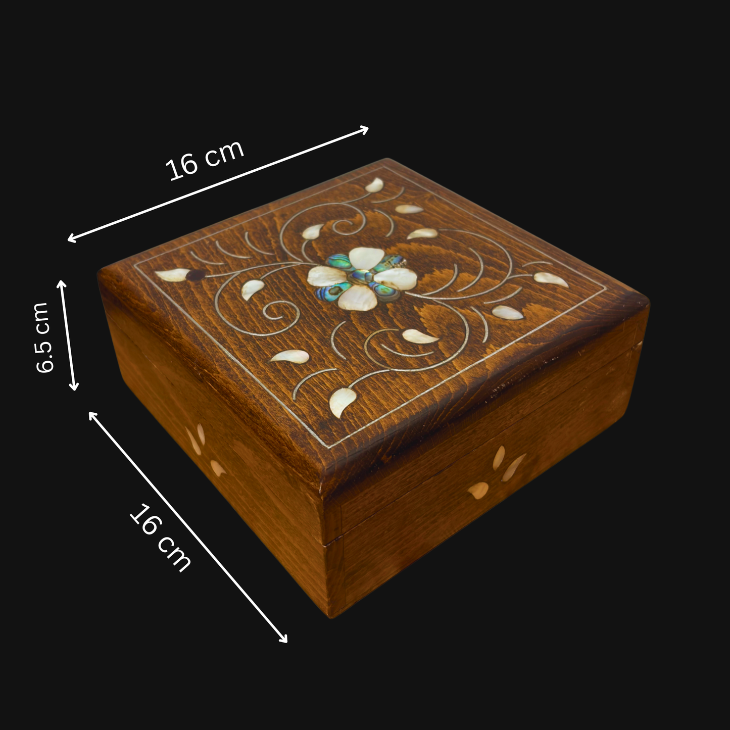 Scatola Damaschina Artigianale di Lusso – Madreperla & Velluto