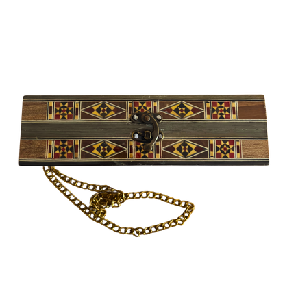 Damascener Mozaïek Handtas met Parelmoer – Handgemaakte Oosterse Elegantie