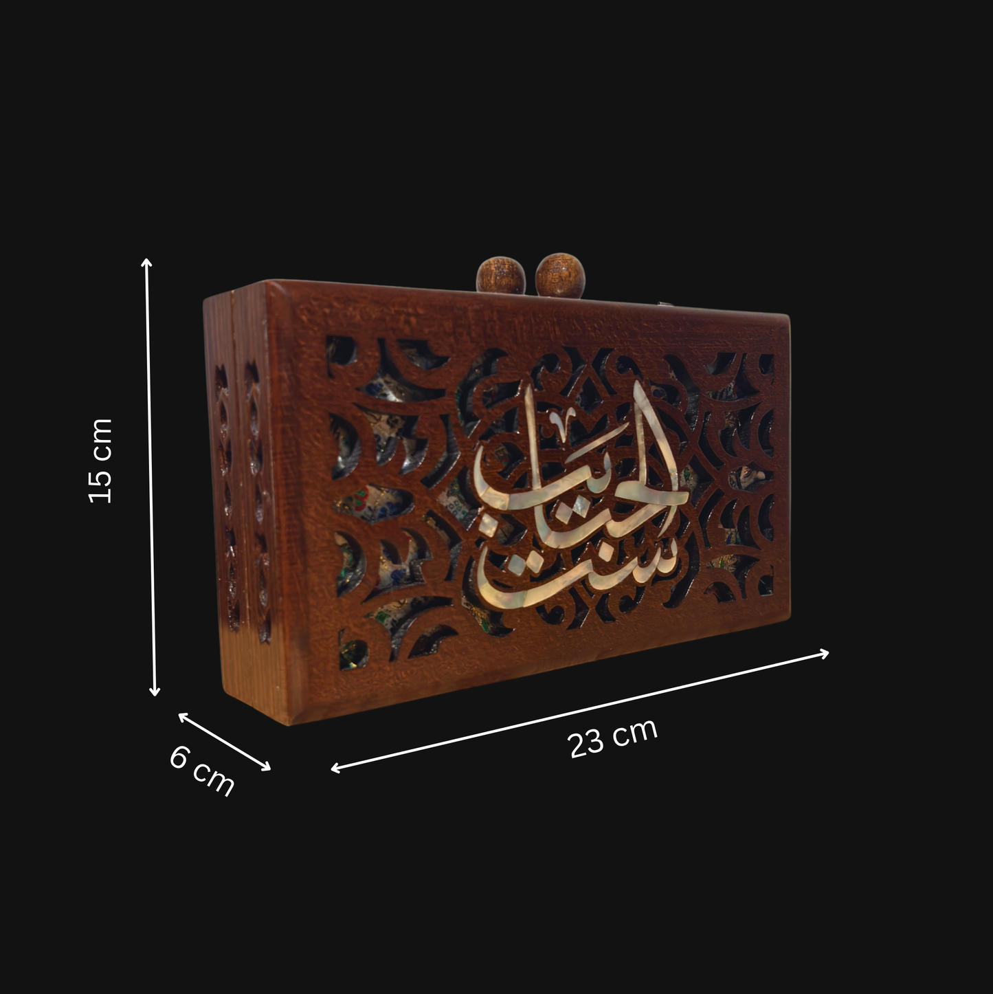 Mother – Luksusowa Damascenska Kopertówka z Masą Perłową