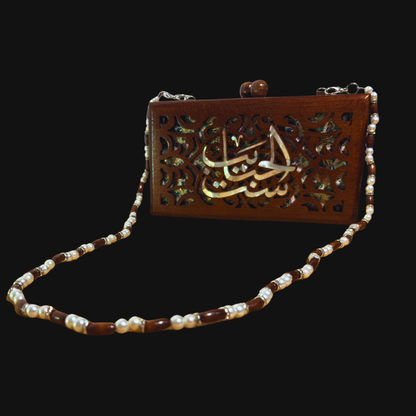 Mother – Luksusowa Damascenska Kopertówka z Masą Perłową