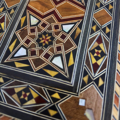 Damascener Mozaïek Handtas met Parelmoer – Handgemaakte Oosterse Elegantie