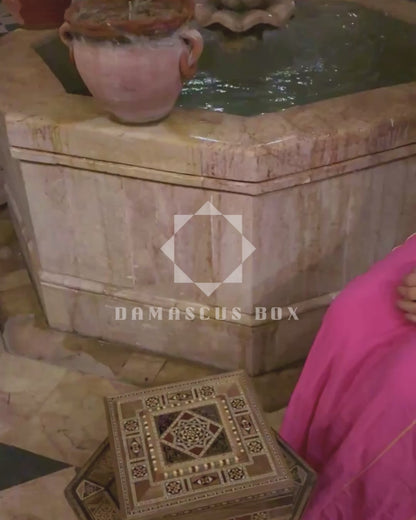 Boîte Damasquinée – Œuvre Artisanale pour Bijoux et Souvenirs